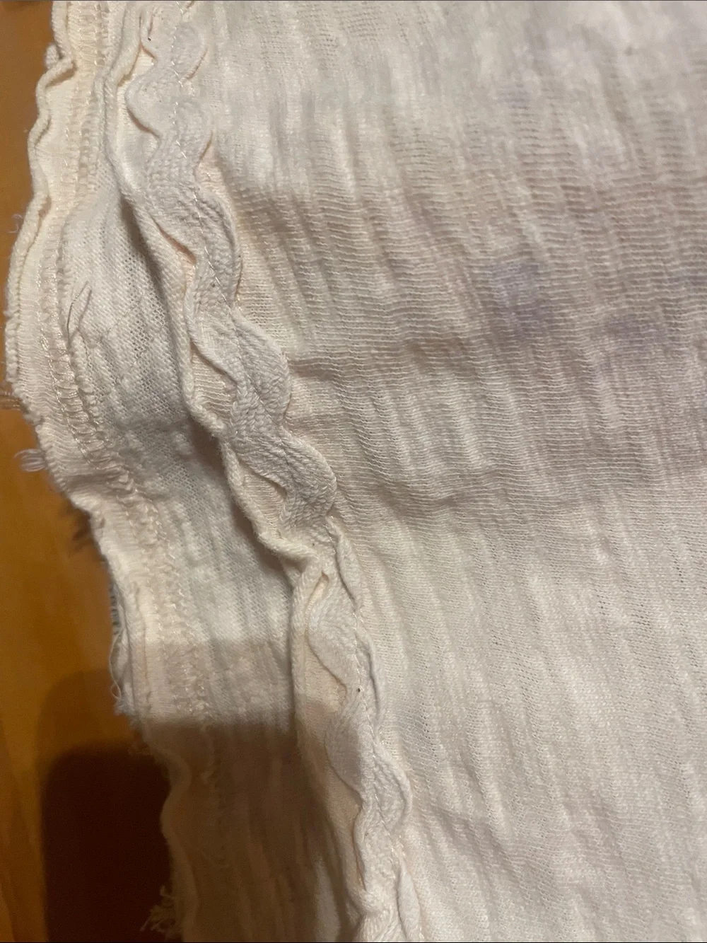 Oli & Hali Cream Patchwork Boho Top Very Oversized 28” chest - Picture 7 of 8